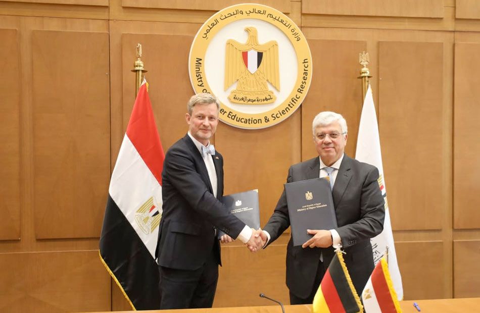 Egyptian-German cooperation.. Signing a letter of intent to establish a platform for academic and scientific activities