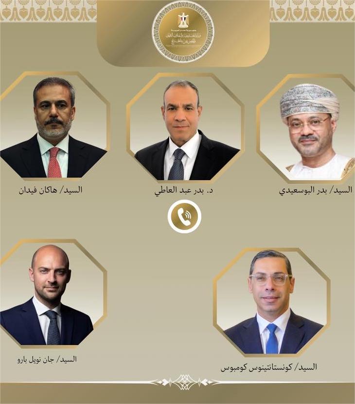 The Foreign Minister continues his intensive contacts with regional and international parties to de-escalate tensions in the region.