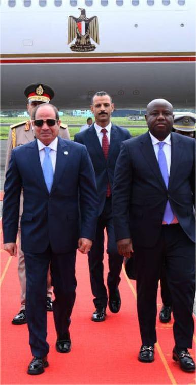 President El-Sisi participates in the African Union Coordination Summit today in Equatorial Guinea