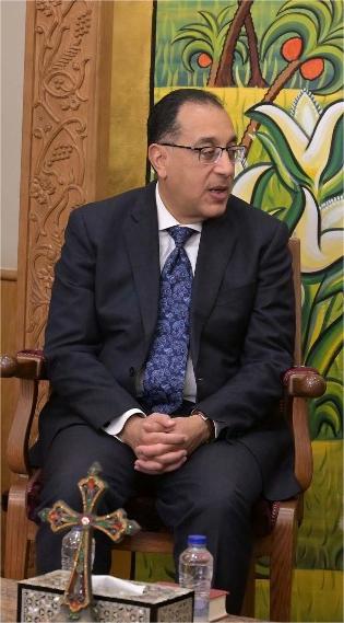 رئيس الوزراء يهنئ قداسة البابا تواضروس الثاني البعيد عن عيد الميلاد المجيد