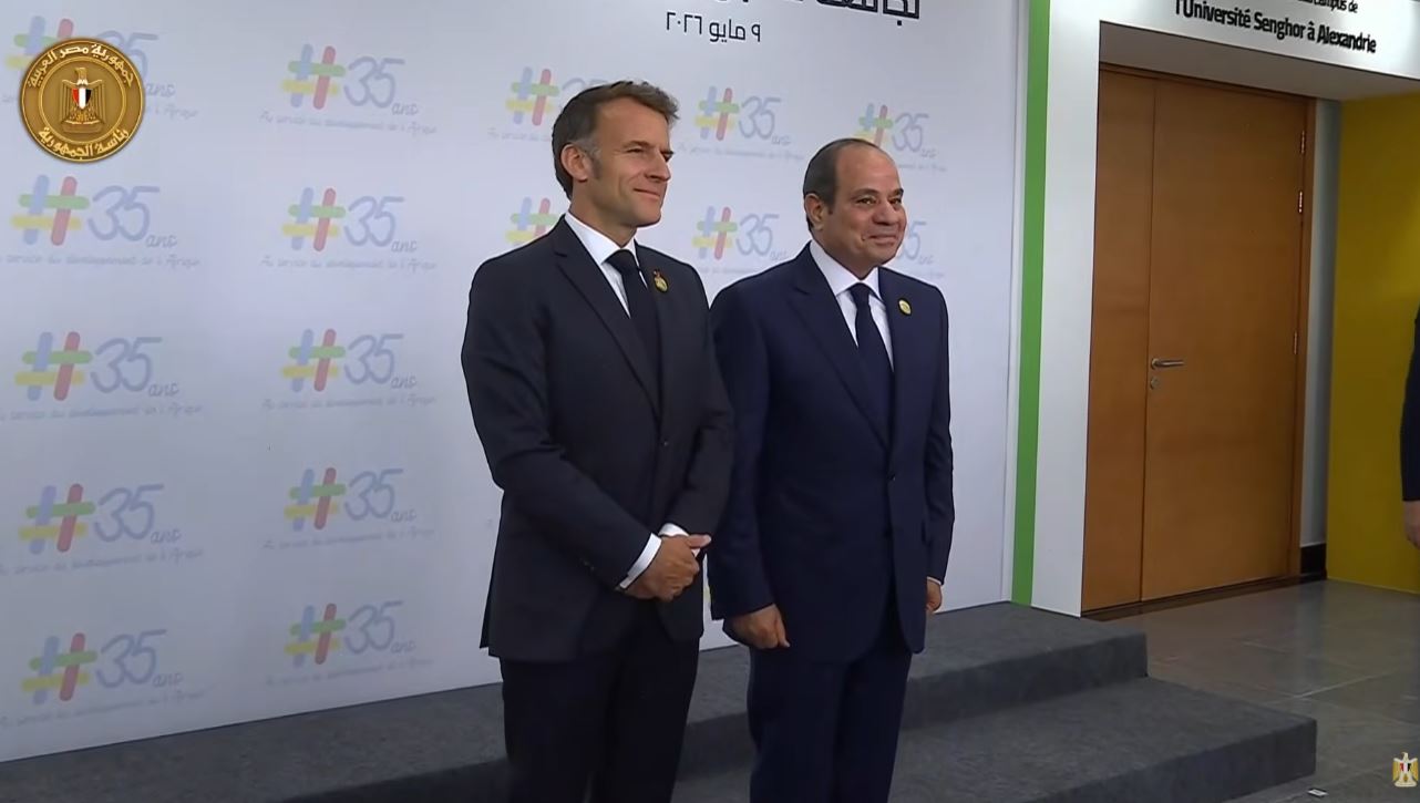 The Presidential Website Publishes Video of President El-Sisi and Macron's Visit to the Historic Qaitbay Citadel