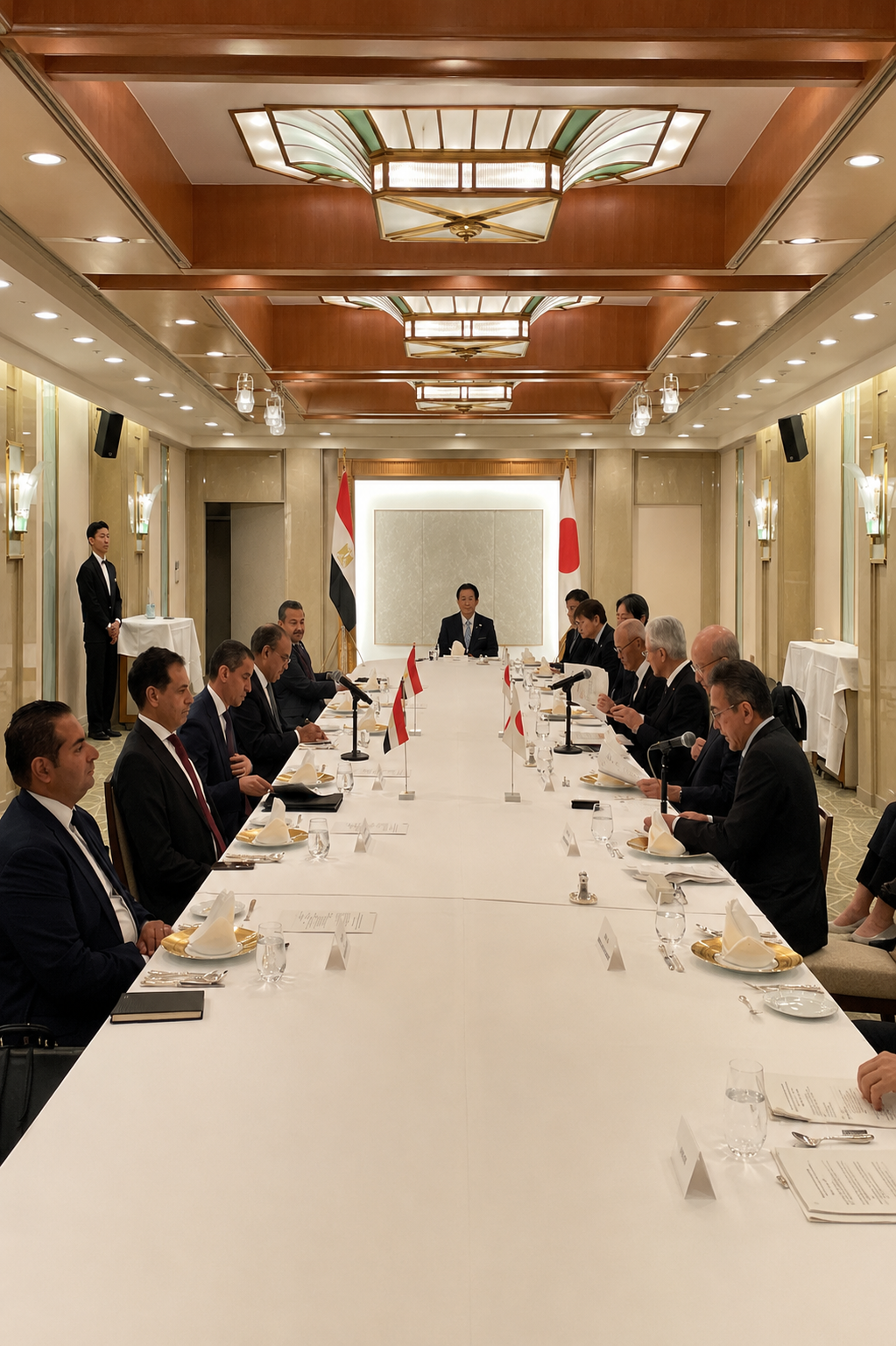 Foreign Minister Reviews Positive Developments in the Egyptian Economy During Meeting with the Egyptian-Japanese Business Council