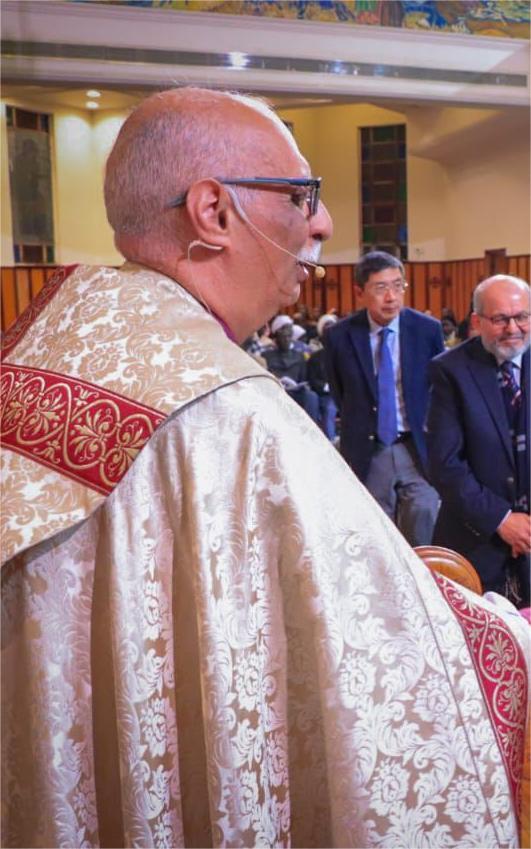 Bishop of the Episcopal Church: We pray that God grants our country peace, and we will not forget to pray for Sudan and Palestine.