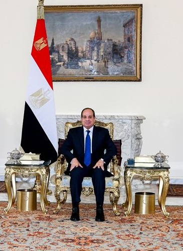 President El-Sisi stresses the need for concerted international efforts to calm and cease fire in Gaza and Lebanon