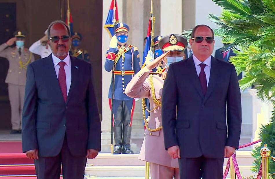Egypt's President Sisi  receive Somalian counterpart in Cairo