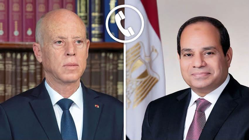 President El-Sisi Emphasizes Egypt's Solidarity with Tunisia in the Face of the Fires