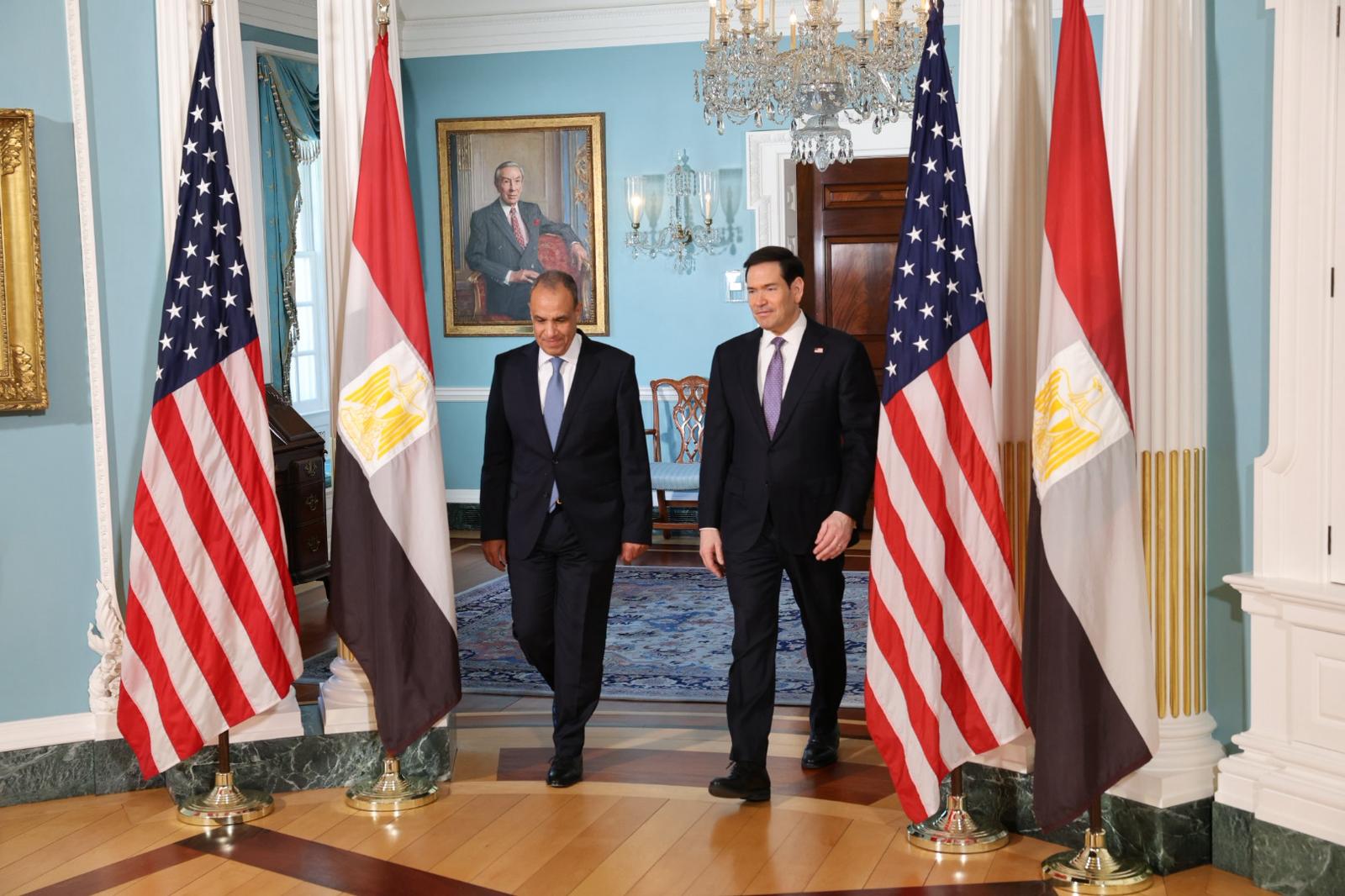 Foreign Minister Meets with His US Counterpart in Washington to Discuss Strengthening the Strategic Partnership and Regional Developments