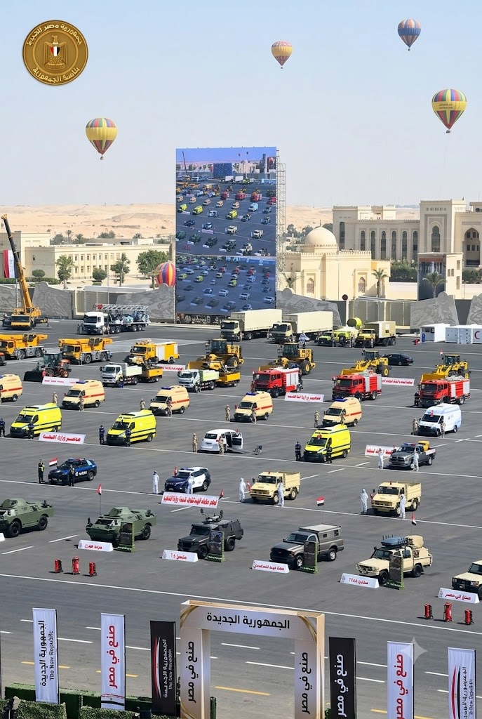Live broadcast: President El-Sisi witnesses a review of state agencies' capabilities to confront crises and disasters