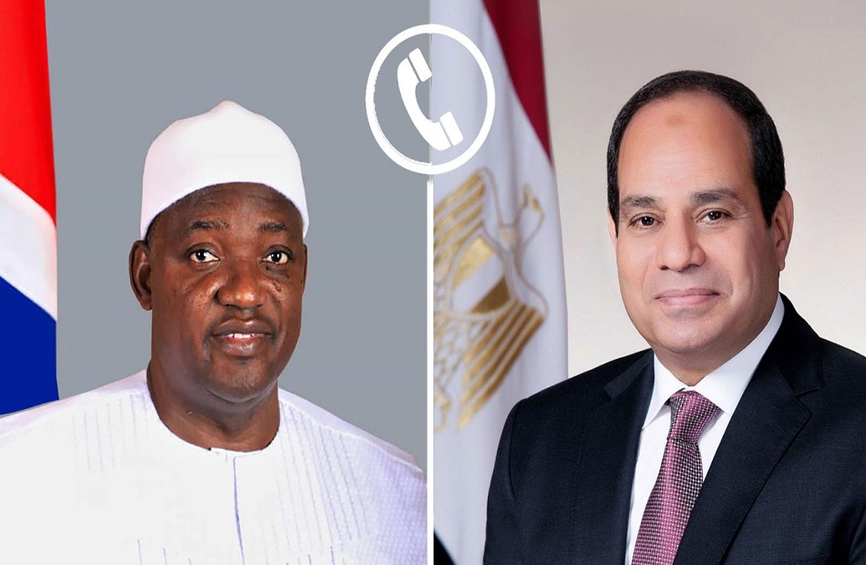 President El-Sisi and the President of The Gambia Agree to Enhance Cooperation in Combating Terrorism
