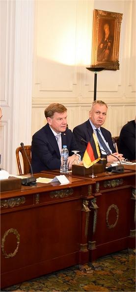 Details of the political consultations between the Minister of Foreign Affairs and his German counterpart