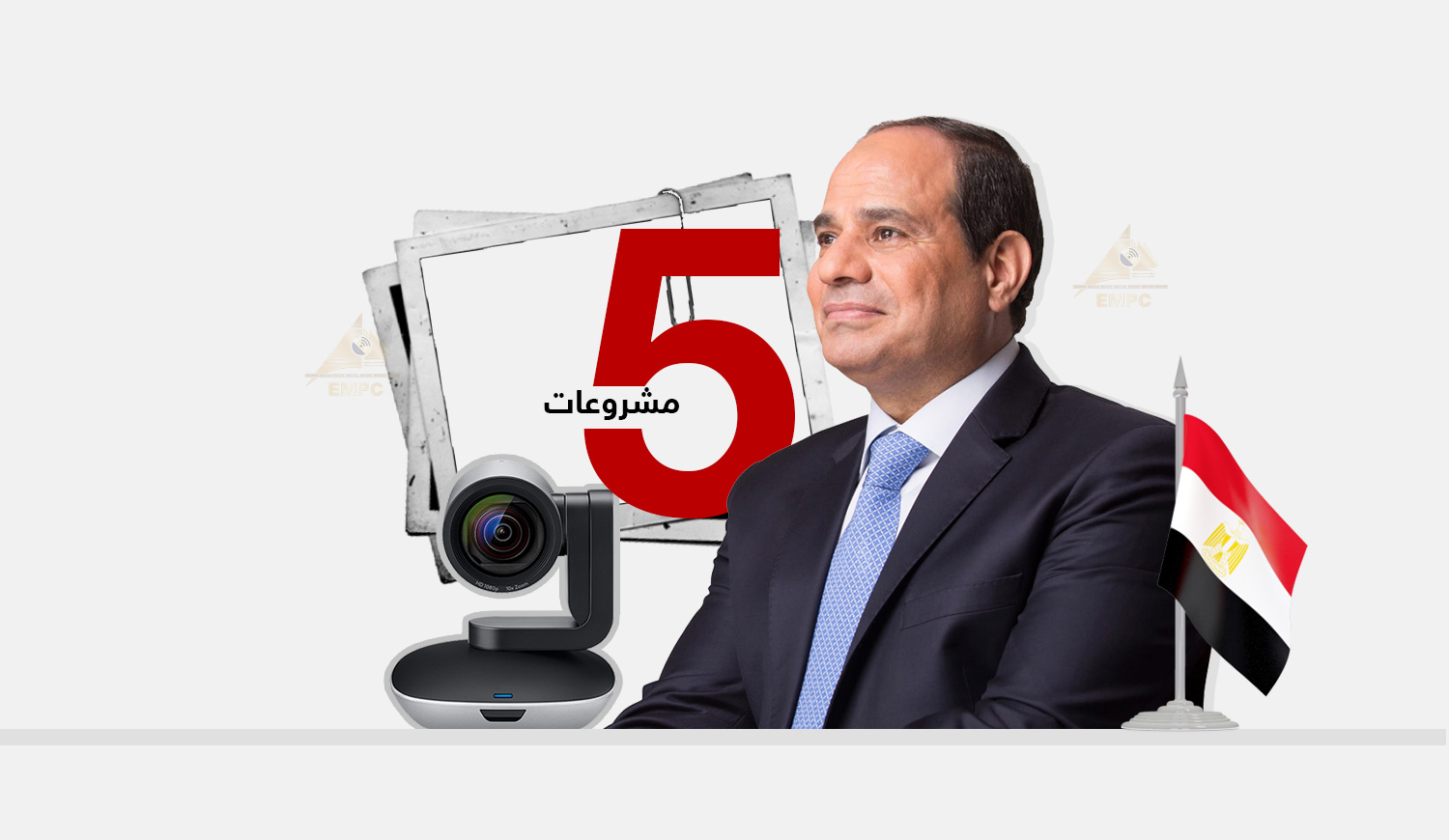 5 projects inaugurated by President Sisi via video conference