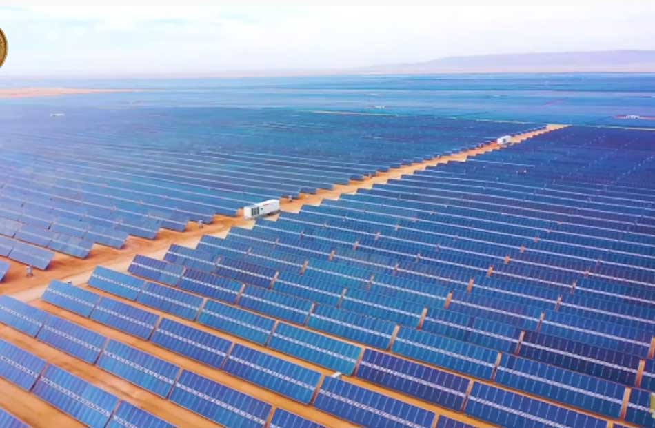 Details of the construction of a 1,000-megawatt solar power plant in Nag Hammadi