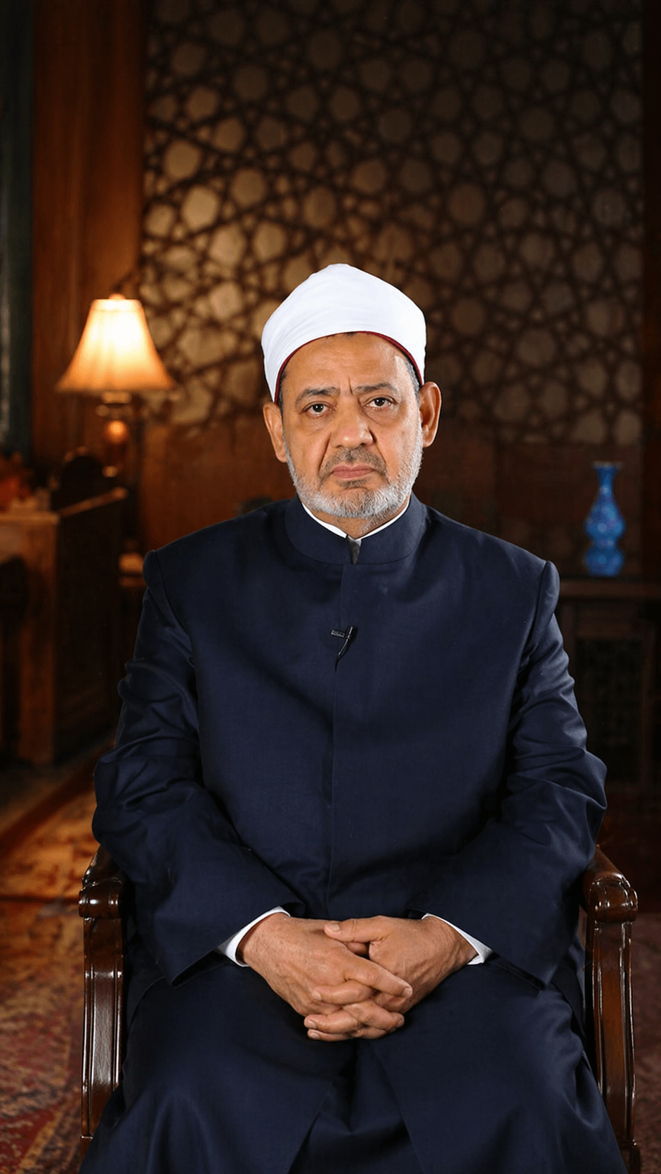 The Grand Imam of Al-Azhar congratulates President El-Sisi, the Armed Forces, and the Egyptian people on the anniversary of the liberation of Sinai.