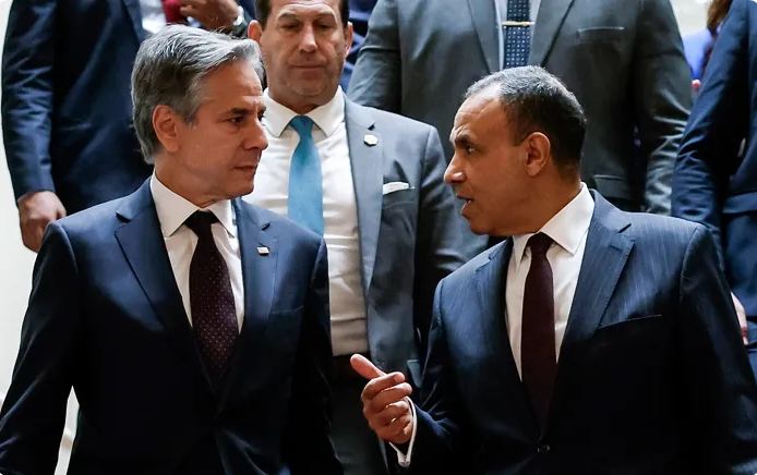 Egyptian and US Foreign Ministers Discuss Developments in Gaza and Syria