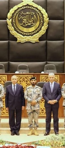 President of the Arab Academy receives the Director General of the Border Guards at the Saudi Ministry of Interior