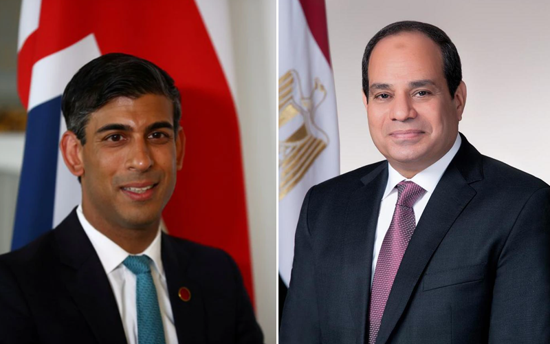 President El-Sisi Congratulates the New UK Prime Minister