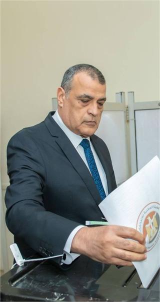 Minister of State for Military Production Casts Vote in Senate Elections