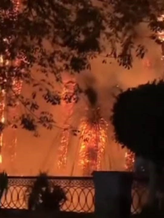 Fire hits Manial area on Nile Corniche heading towards Maadi