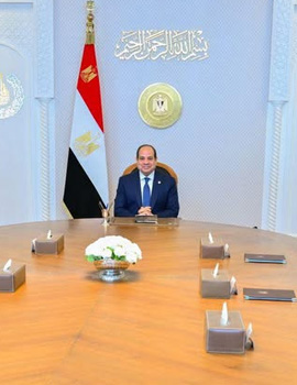 الرئيس السيسي يستقبل الرئيس التنفيذي لشركة "شل" العالمية