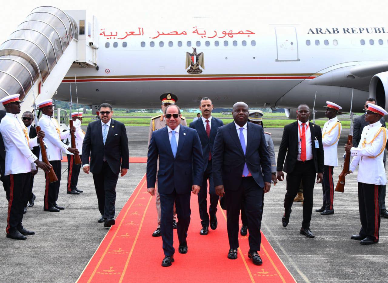 President El-Sisi participates in the African Union Coordination Summit today in Equatorial Guinea