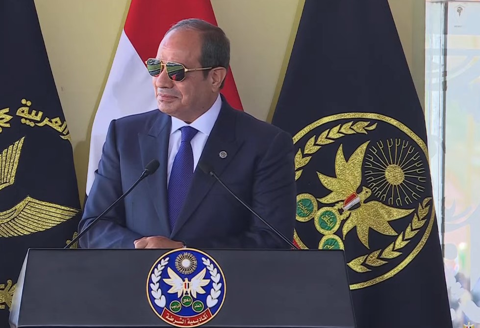 President El-Sisi: We were able to overcome waves of terrorism thanks to the sacrifices of the police and army.