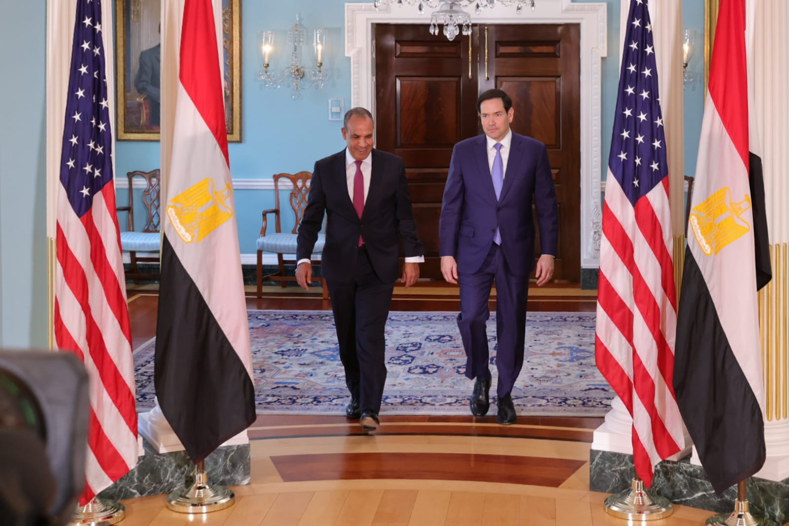 Foreign Minister Holds Talks with US Counterpart in Washington