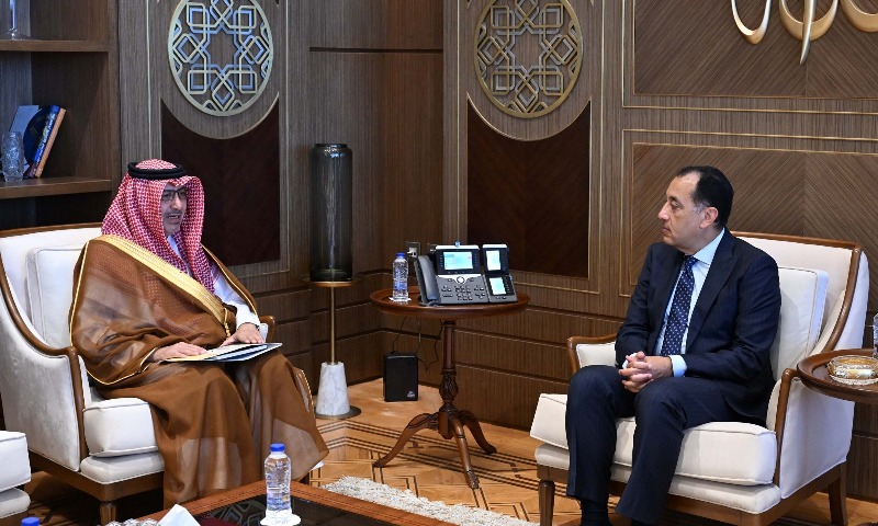 Prime Minister Receives Saudi Ambassador to Egypt to Discuss Strengthening Cooperation