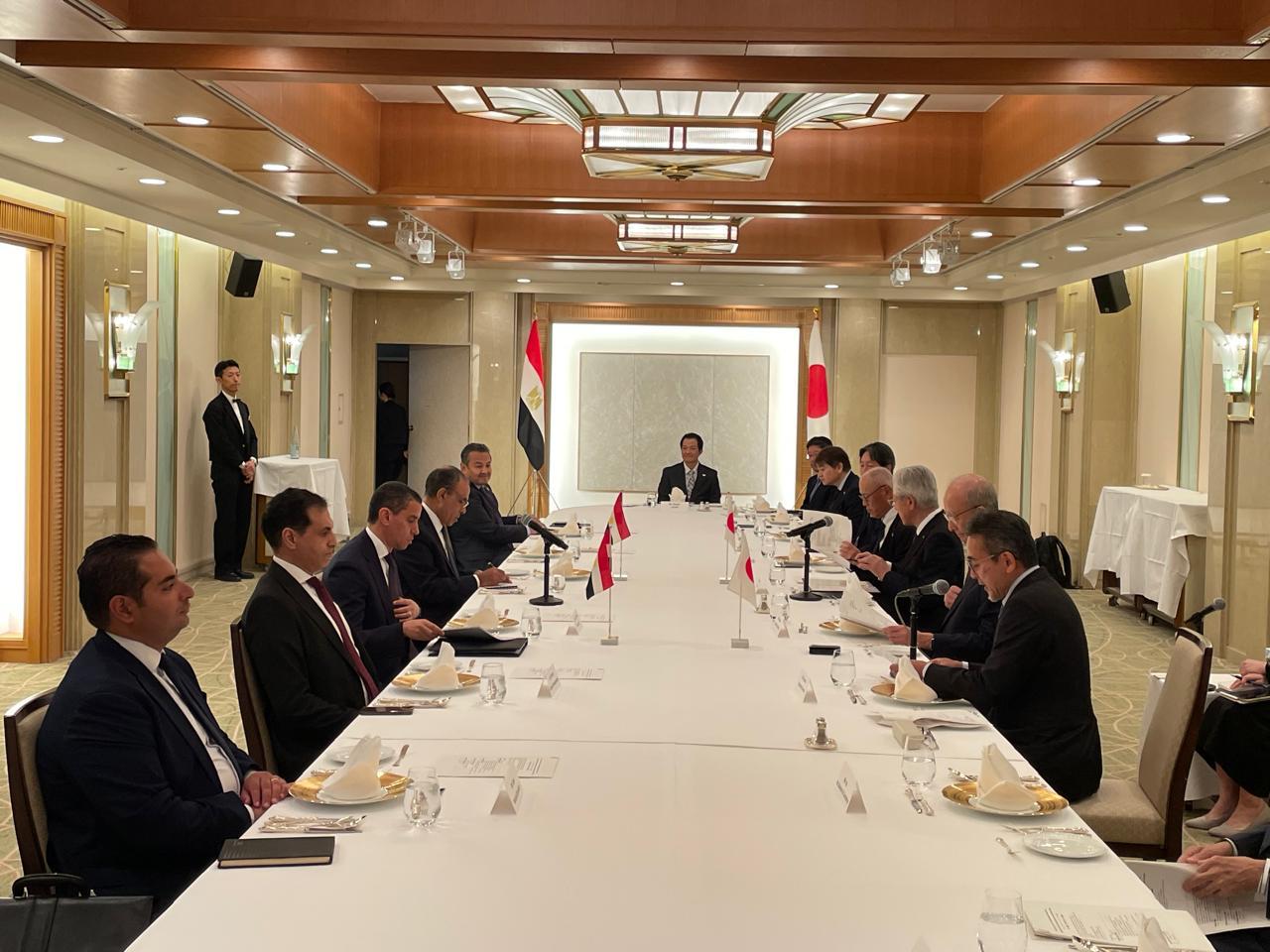 Foreign Minister Reviews Positive Developments in the Egyptian Economy During Meeting with the Egyptian-Japanese Business Council