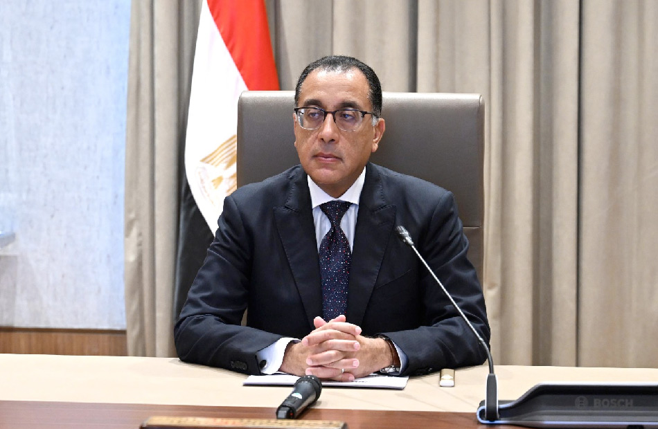 Madbouly reviews a report from the Anti-Money Laundering and Terrorist Financing Unit on Egypt's international progress on the Compliance Scores Index