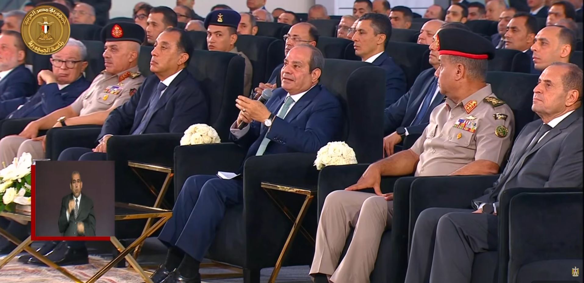 President El-Sisi Witnesses the Operation of the "Nabaa" Water Station via Video Conference