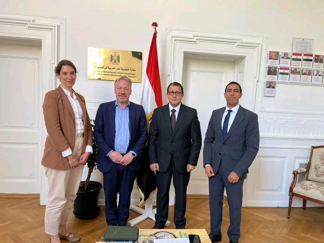 The Ambassador of Egypt in Copenhagen meets the Chairman of the Board of Directors of the International Climate Foundation