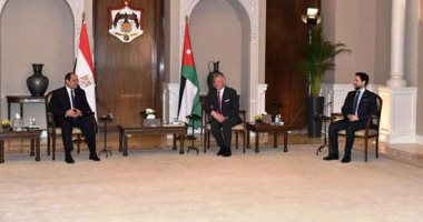 President Sisi holds a tripartite summit with the King of Bahrain and the King of Jordan in Sharm El Sheikh