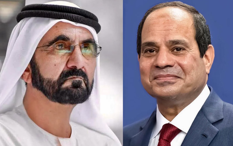President Sisi meets with Sheikh Mohammed bin Rashid, Vice President of the United Arab Emirates