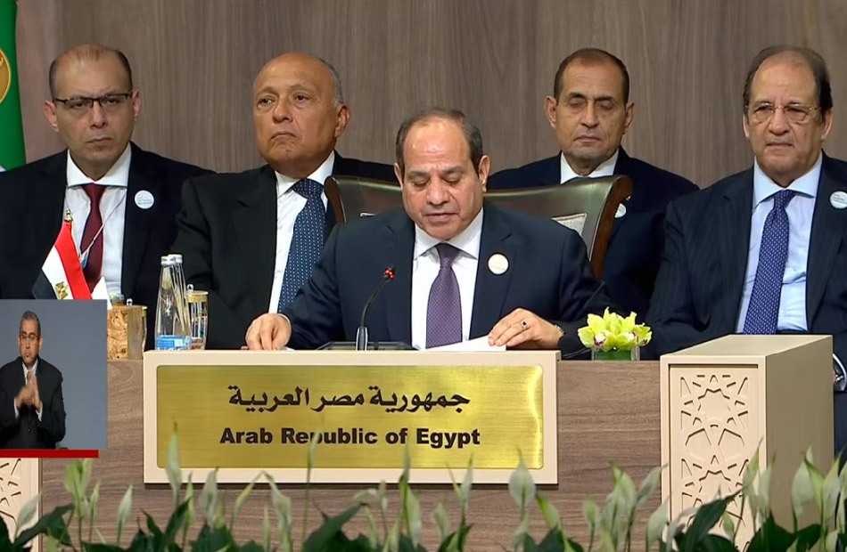 President Sisi: Israel bears responsibility for what the Palestinian people are exposed to