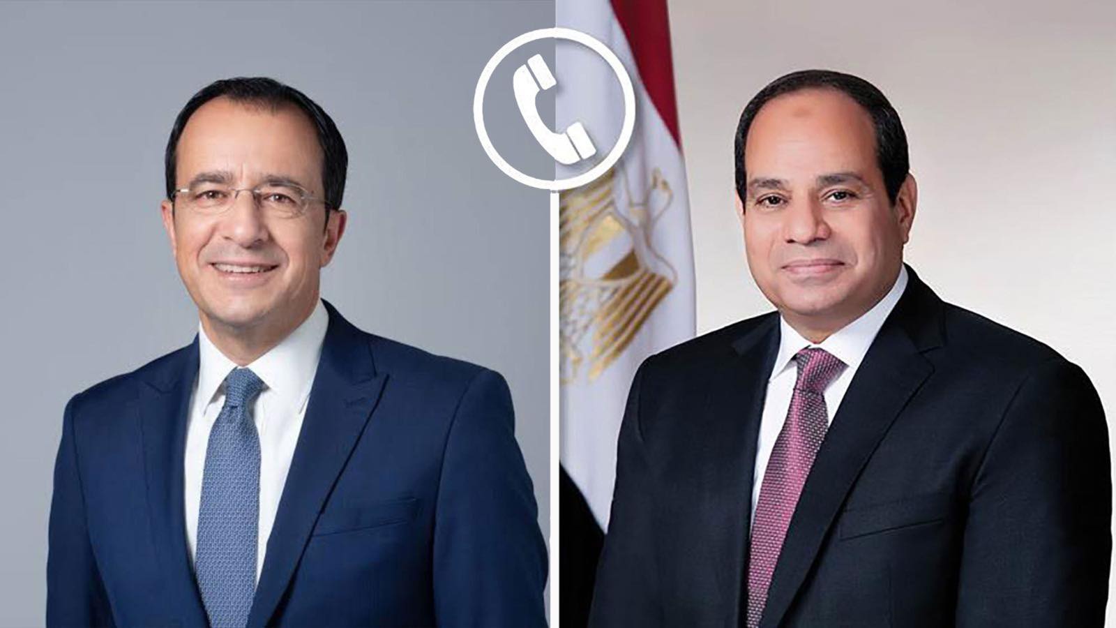 President El-Sisi Asserts to Cypriot Counterpart Egypt's Absolute Rejection of Expanding Conflict in the Region
