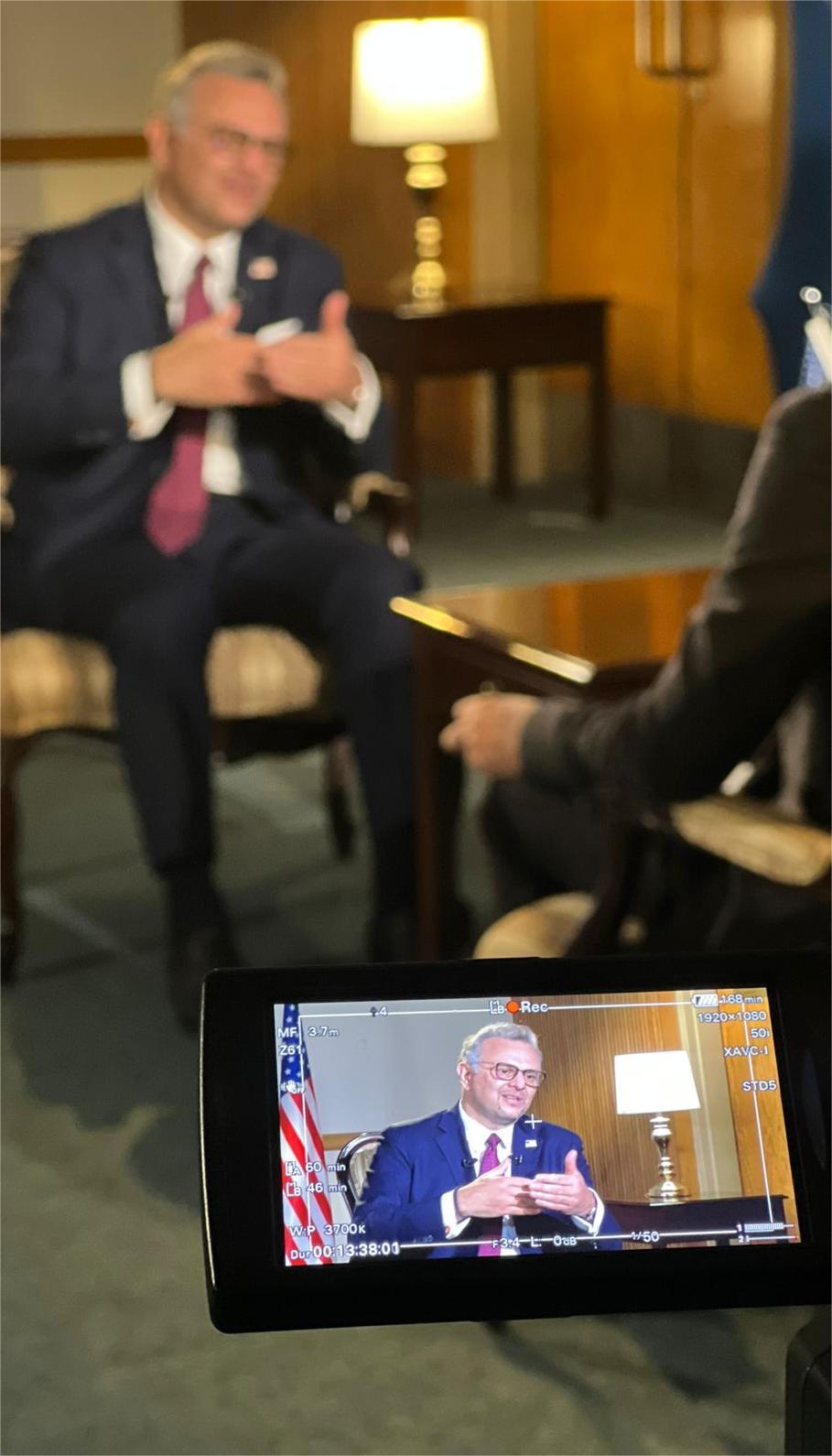 Special coverage by Al-Sharq TV in cooperation with the Media Services Center: An exclusive interview with Mosaad Boulos, Senior Advisor to the US President for Arab and African Affairs at the US Embassy in Cairo.
