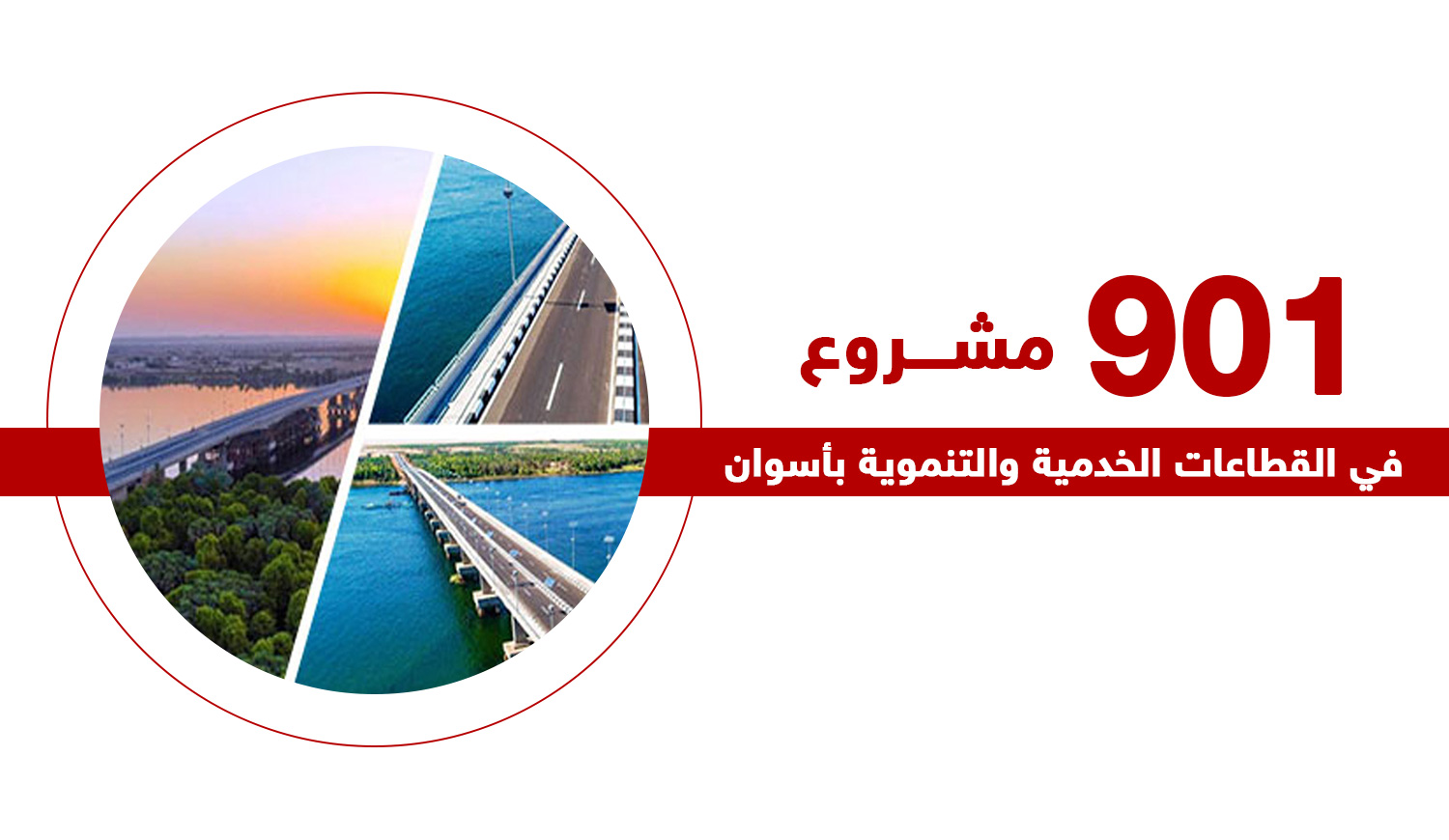 901 مشروع في القطاعات الخدمية والتنموية بأسوان
