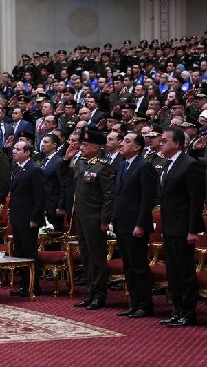 The Presidential Spokesperson Releases Photos of President El-Sisi's Participation in the 41st Armed Forces Cultural Symposium