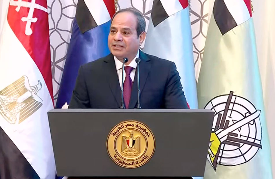 President Sisi to the Egyptians: the eye of history is on you to pen a new chapter of glory