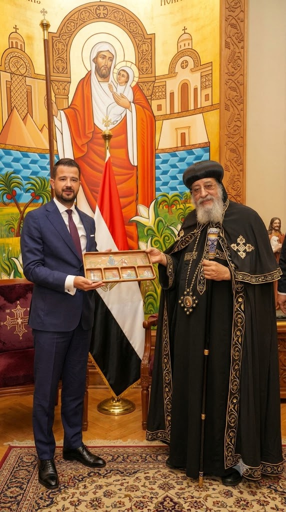 Pope Tawadros II Highlights Egypt's Spiritual and Historical Significance During Meeting with the President of Montenegro