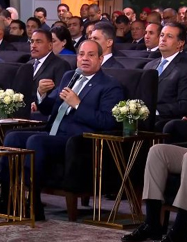 الرئيس السيسي: خطة الدولة هي ربط محافظة الوادي الجديد بالخدمات الحكومية