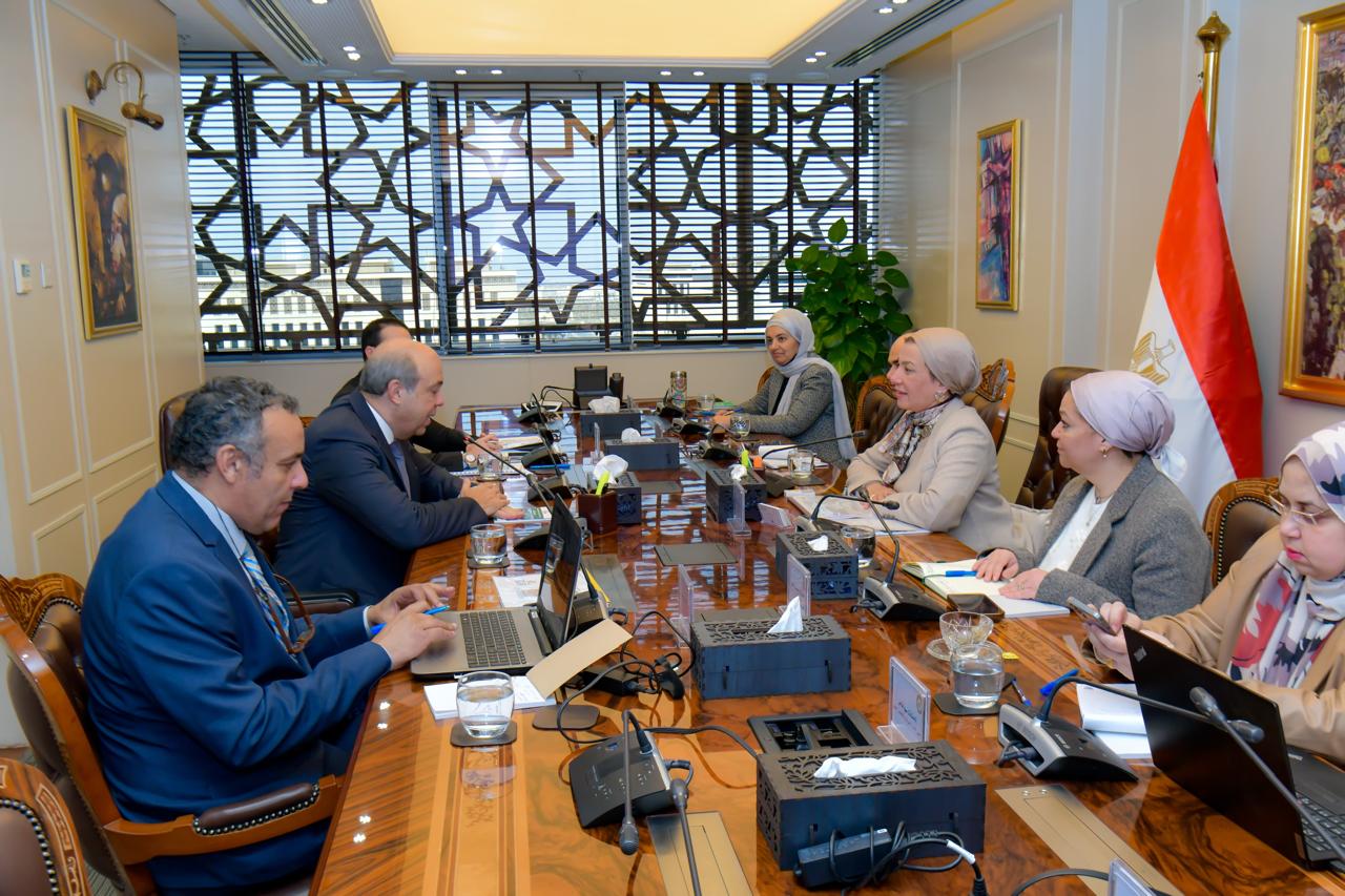 Yasmine Fouad receives the Minister of Civil Aviation to discuss cooperation in the climate change file