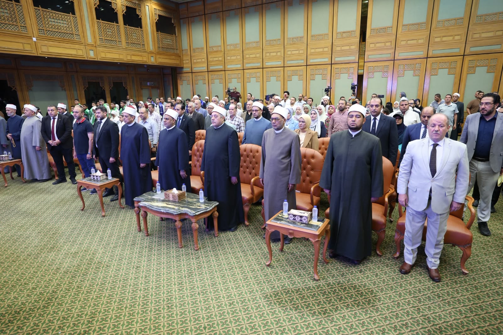 In the presence of Al-Azhar leaders, the ceremony honoring the winners of the second season of the Pioneers of the Arabic Language (Sibawayh) competition has begun.