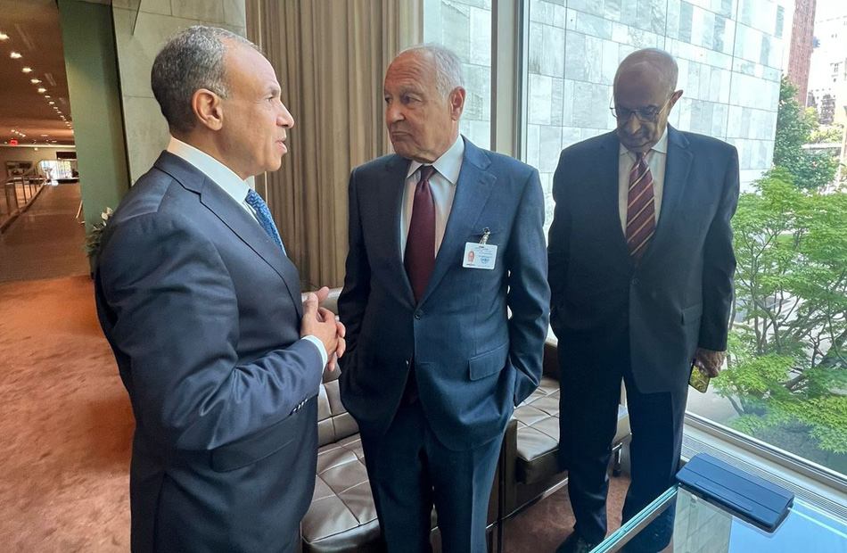 The Minister of Foreign Affairs holds talks with his counterparts in Spain, Yemen, and Italy, and with the Secretary-General of the League of Arab States