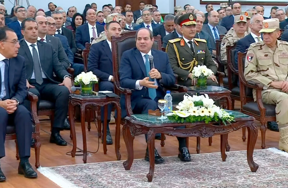 President Al-Sisi directs the government to quickly release goods and merchandise at Egyptian ports