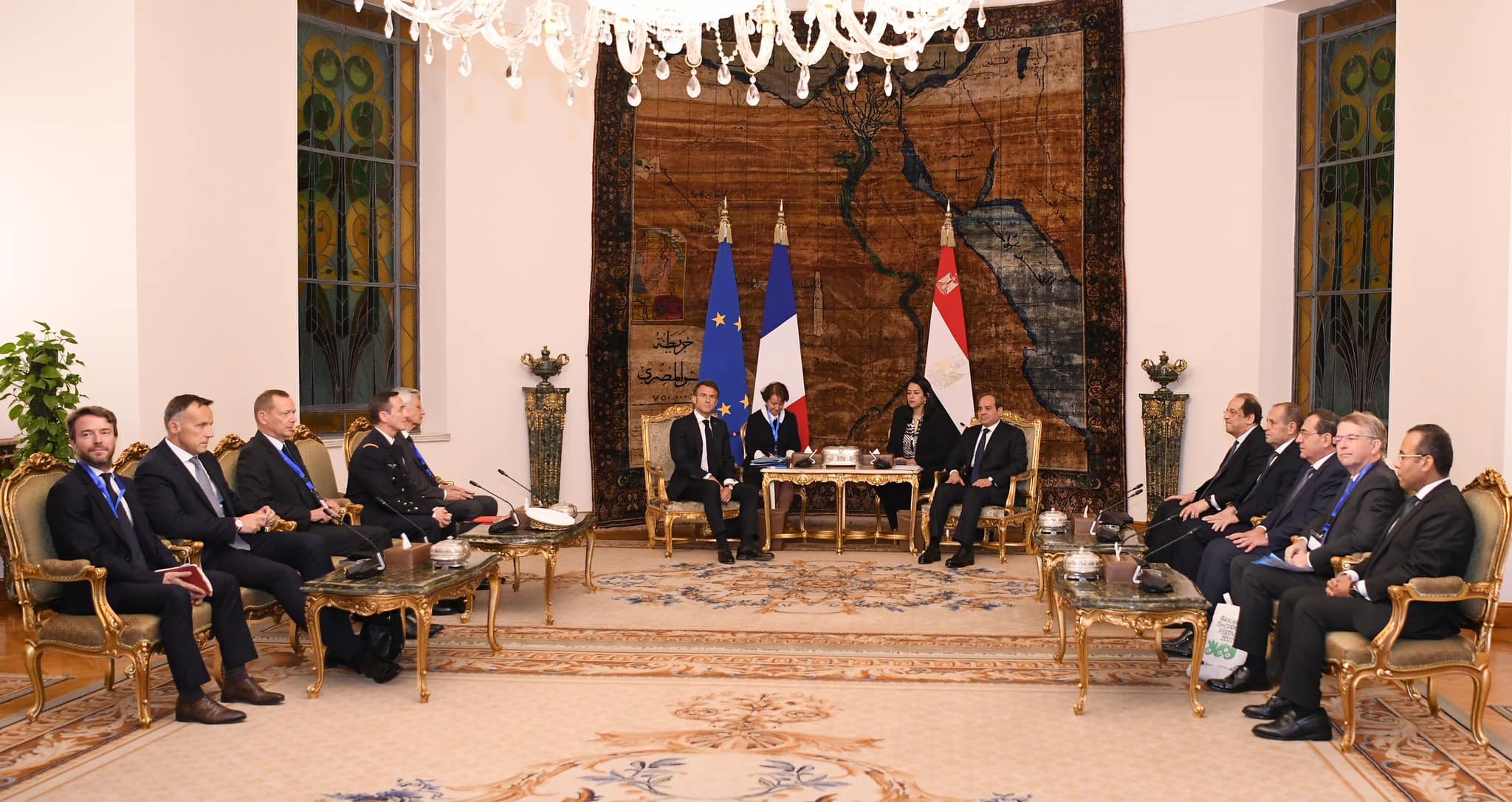 The President's statements during the press conference with his French counterpart