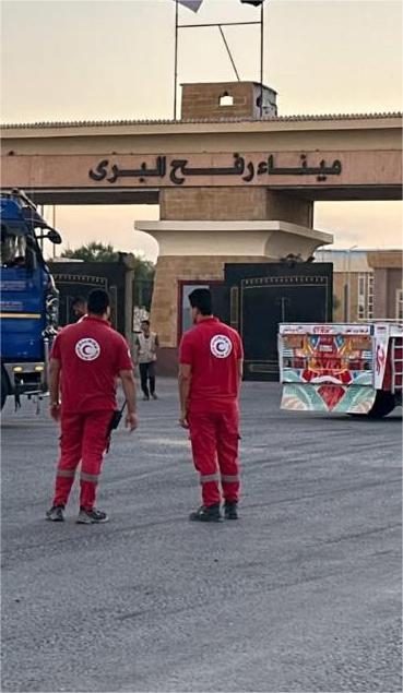 The Egyptian Red Crescent launched its 158th "Zad Al-Izza" (Provision of Dignity) convoy, carrying over 2,400 tons of aid to support Palestinians.
