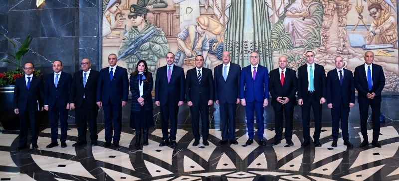 Prime Minister Visits Parliament to Congratulate Counselor Hisham Badawi on His Presidency