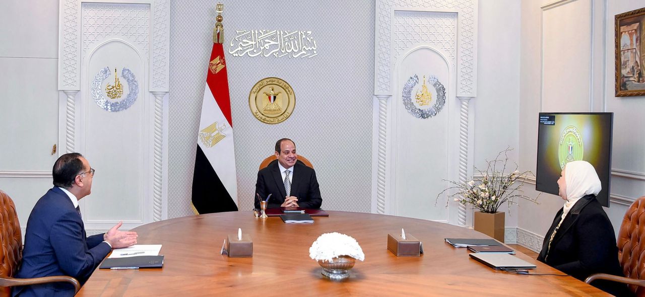 The presidential website publishes a video briefing President Sisi on the vision of protecting and improving the quality of life of the elderly in Egypt