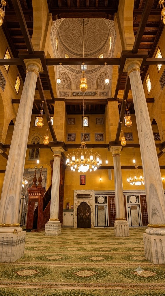 The Minister of Religious Endowments inaugurates the Imam Hussein Mosque today after its renovation and complete carpet replacement.